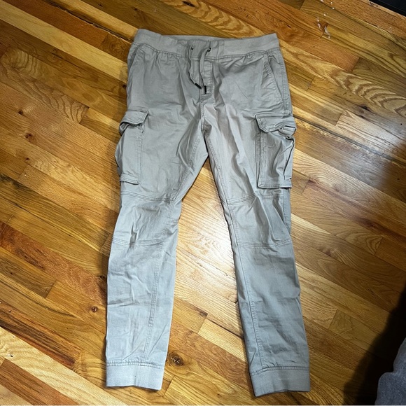 Pants Mens Hm Khaki Cargo Joggers Poshmark